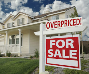 why over pricing home is bad